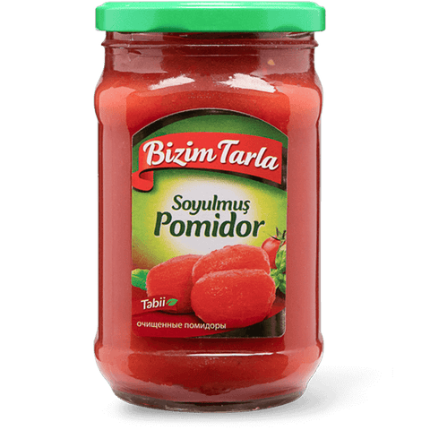 BİZİM TARLA peeled tomates in own juice 660 Gr