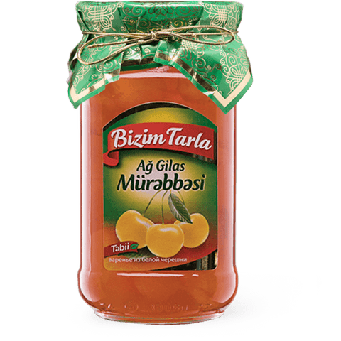 BIZIM TARLA WHITE SWEET CHERRY PRESERVE-400gr